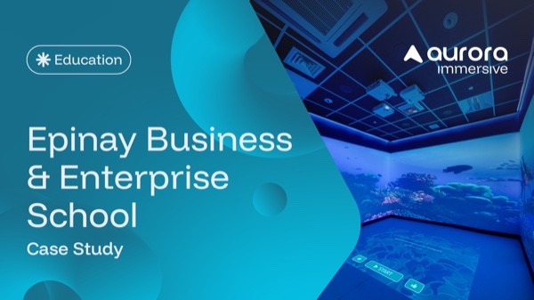 Osborne Technologies' Aurora immersive classroom & Wizefloor interactive projection system